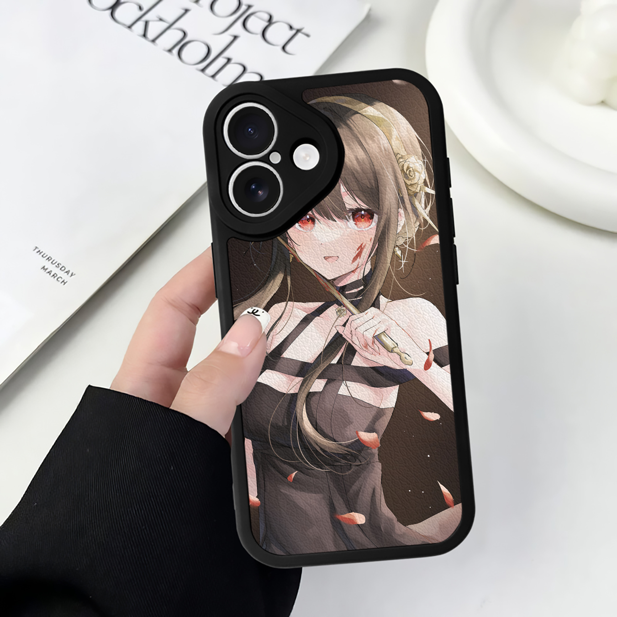 （画像用） SPY×FAMILY间谍家家酒 【iPhone 16シリーズ対応】シリコンスマホケース（レザー調） 材質：シリコン